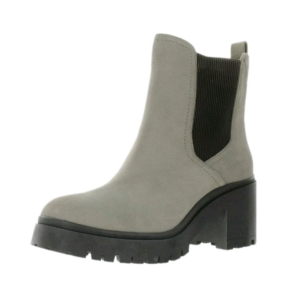 NEW Blondo Raquel Taupe Boots Womens Sz 10 Waterproof Suede Leather Ankle Bootie